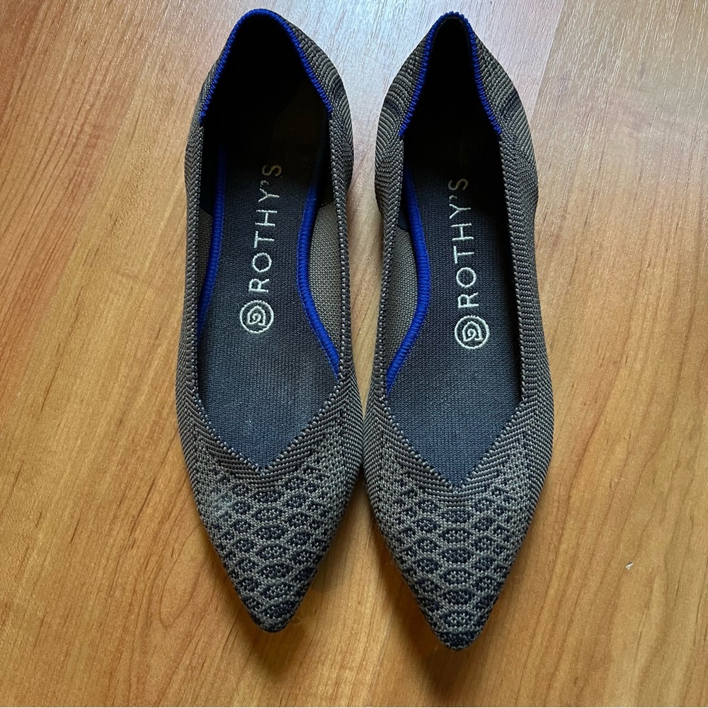 Rare Rothy's Walnut Python Point Flats - image 3